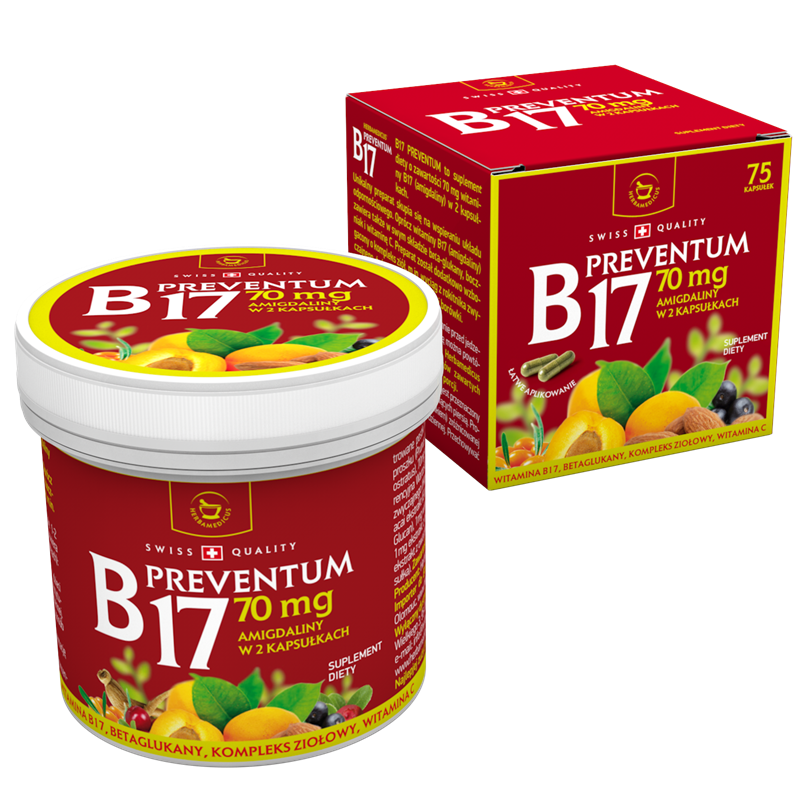 B17 Preventum 70mg (75 capsule), Herbamedicus