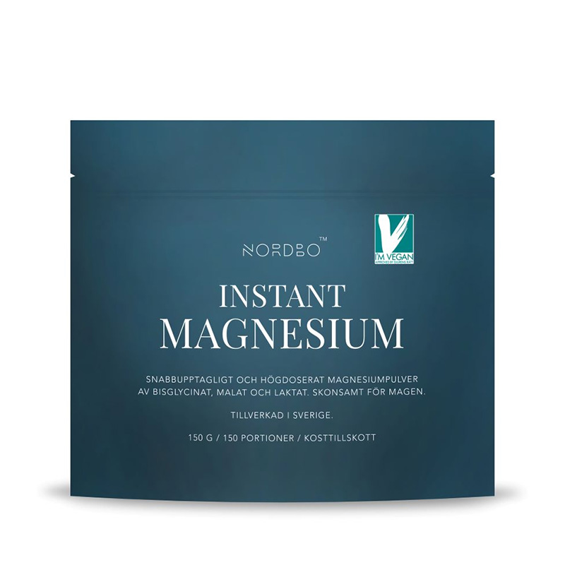 Instant Magneziu Vegan (150 grame), Nordbo Efarmacie.ro