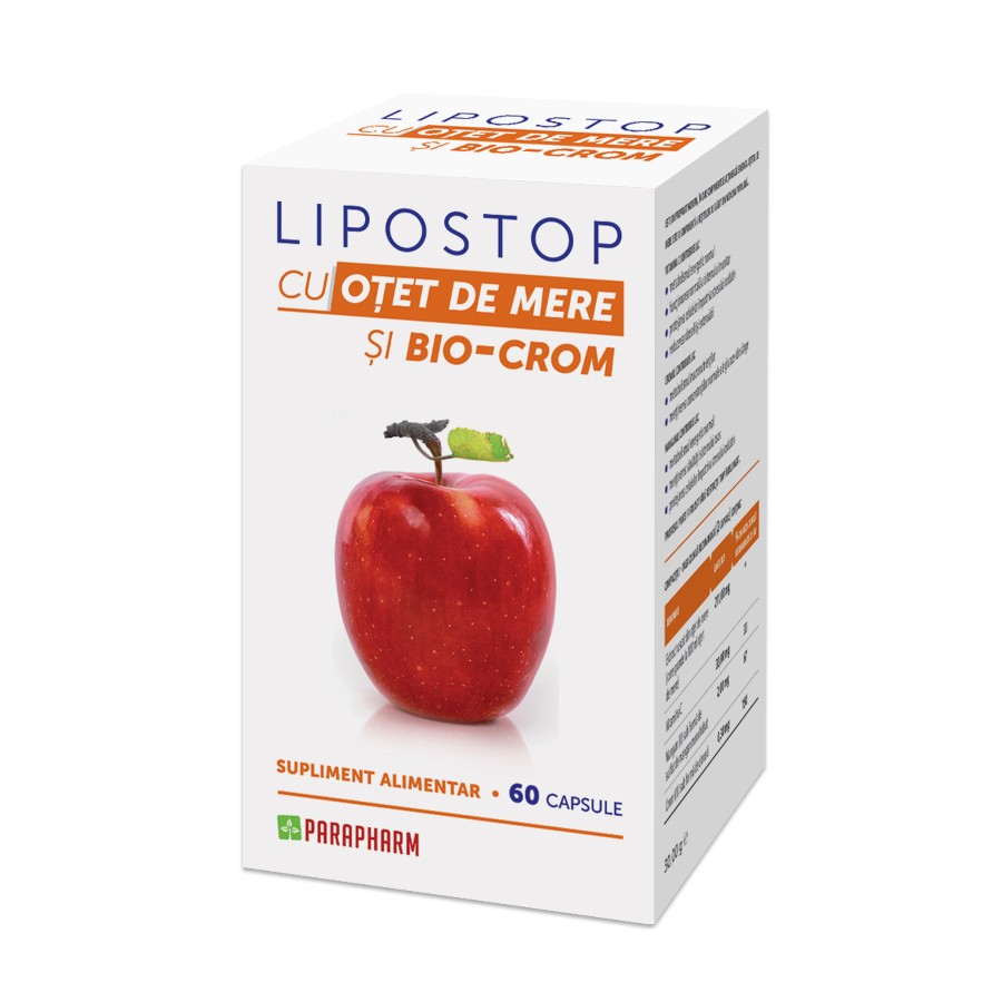 Quantumpharm, Lipostop (60 capsule gelatinoase)