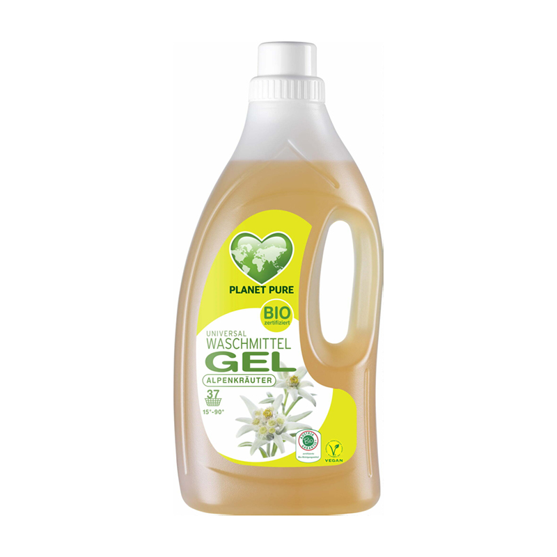 Detergent gel bio de rufe – flori de munte (1.5 litri), Planet Pure Efarmacie.ro
