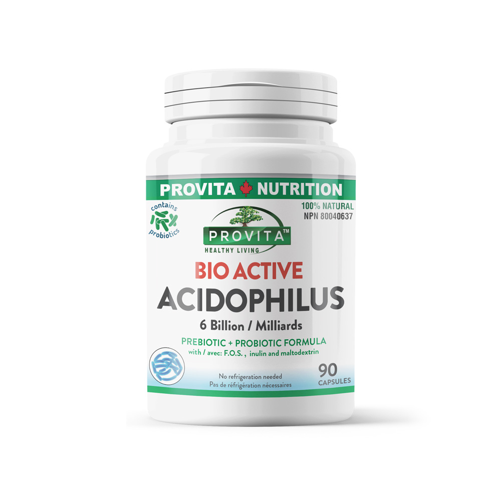 Bio-Active Acidophilus (90 capsule), Provita Nutrition Efarmacie.ro imagine 2022