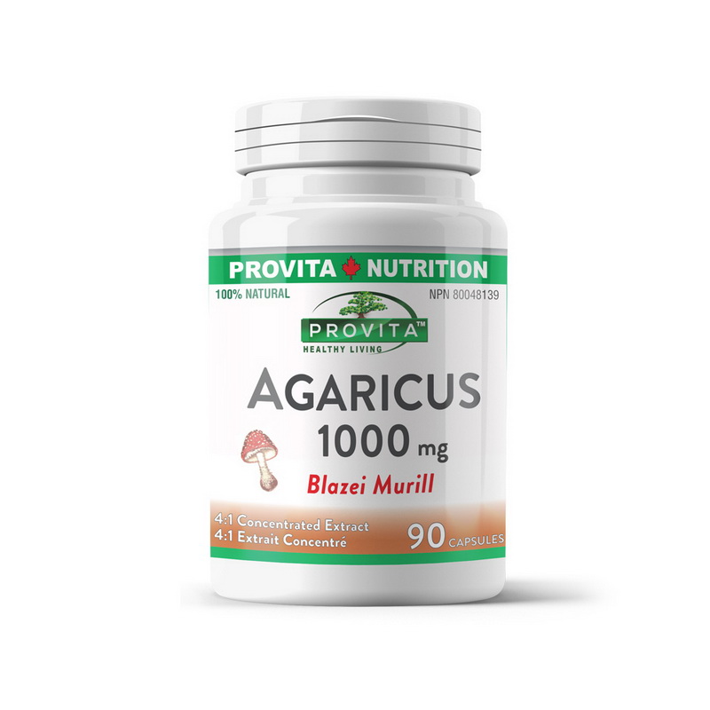 Agaricus Blazei Murill 1000 mg (90 capsule), Provita Nutrition
