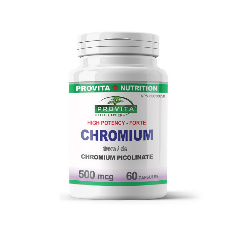 Chromium Forte 500 mcg (60 capsule), Provita Nutrition