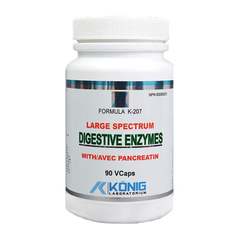 Enzime Digestive (90 capsule), Konig Laboratorium