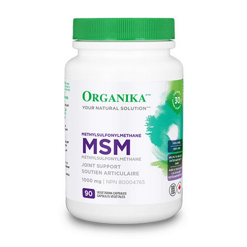 MSM Metil Sulfonil Metan 1000 mg (90 capsule), Organika Canada Efarmacie.ro