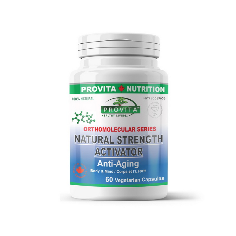 Natural Strength Activator Anti-Aging (60 capsule), Provita Nutrition Efarmacie.ro imagine 2022