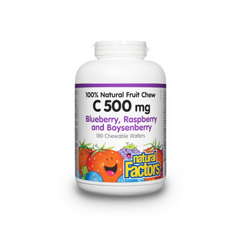 Vitamina C 500 mg cu bioflavonoizi, rutin si maces (90 tablete), Natural Factors