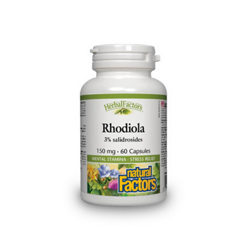 Rodiola 150 mg (60 capsule), Natural Factors Efarmacie.ro