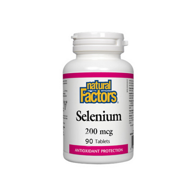 Seleniu Forte 200 mcg (90 tablete), Natural Factors
