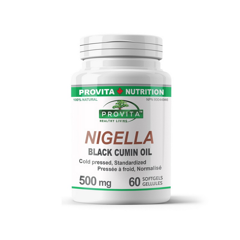 Nigella Ulei de chimen negru 500 mg (60 capsule), Provita Nutrition