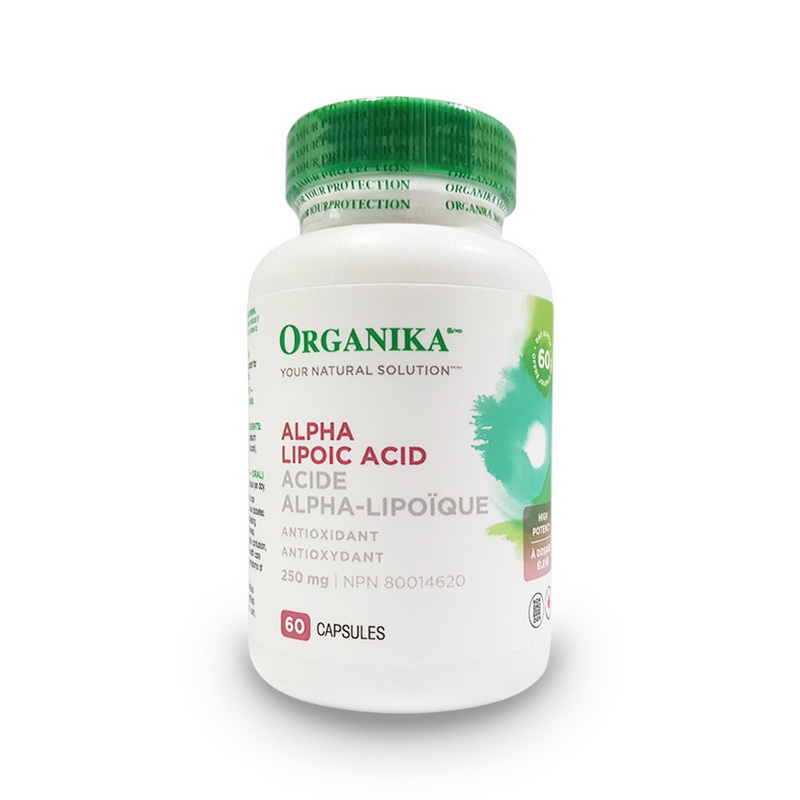Acid Alfa Lipoic 250 mg (60 capsule), Organika Canada Efarmacie.ro