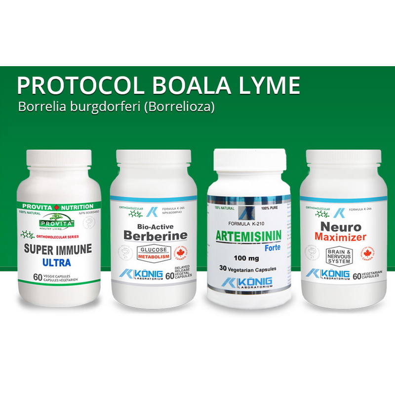 Protocol boala Lyme (Borrelioza), Provita Nutrition Efarmacie.ro imagine 2022