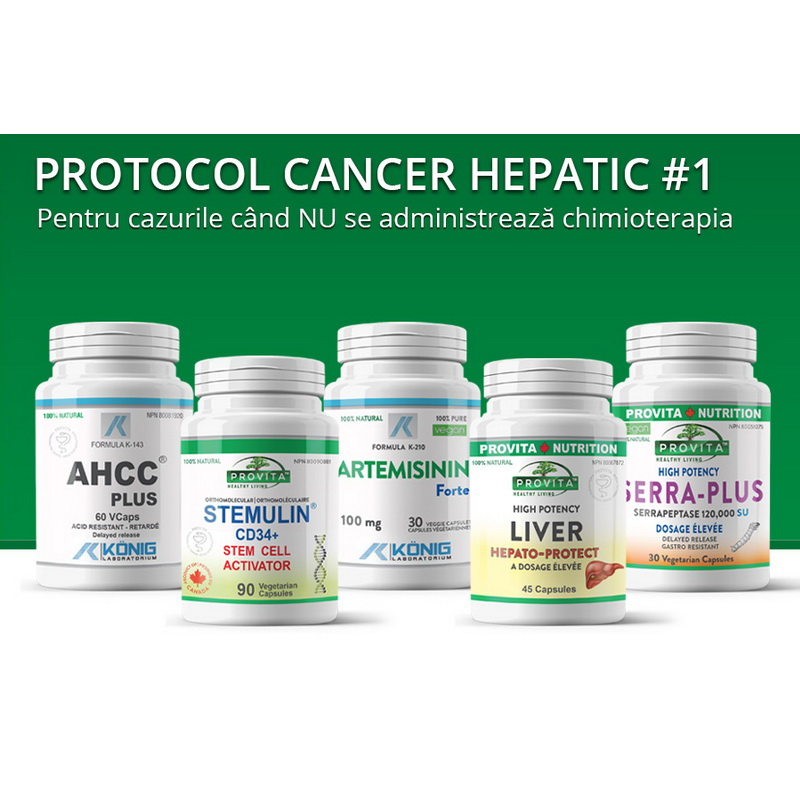 Protocol cancer hepatic (de ficat) 1, Provita Nutrition Efarmacie.ro imagine 2022