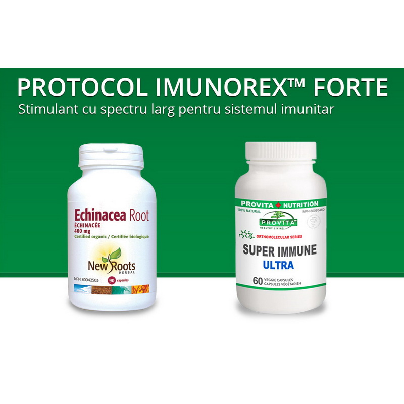 Protocol Imunorex Forte pentru sistemul imunitar de 30 de zile, Provita Nutrition