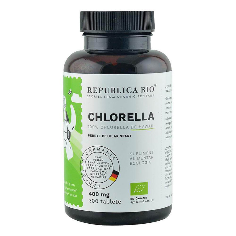Chlorella bio de Hawaii (300 tablete), Republica Bio