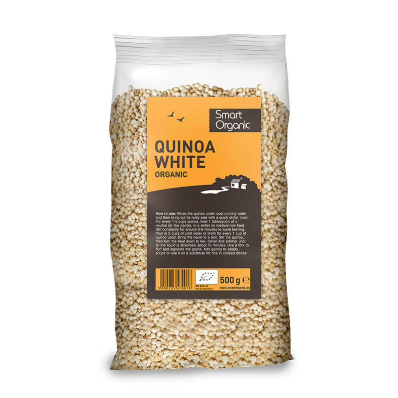 Quinoa alba eco (500 grame), Smart Organic Efarmacie.ro