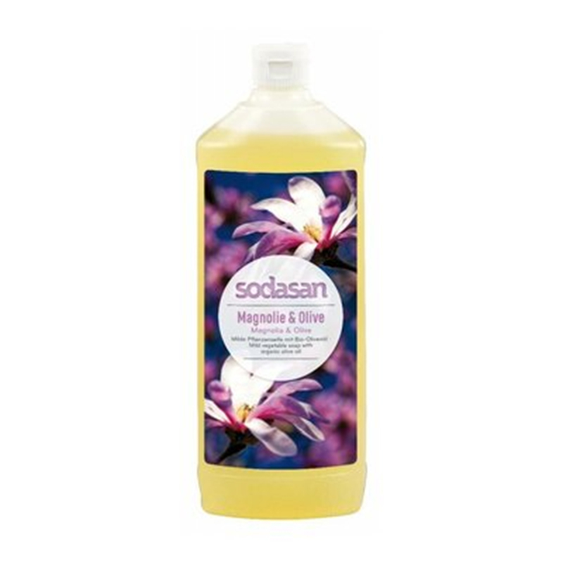 Sapun lichid gel de dus bio magnolie (1 litru), Sodasan Efarmacie.ro