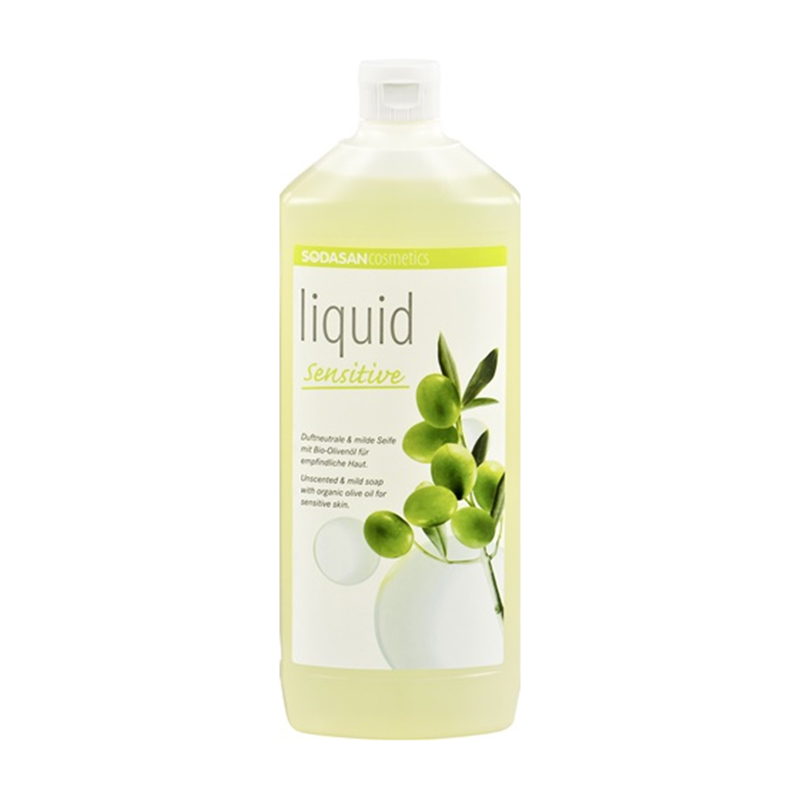 Sapun lichid – gel de dus bio sensitiv (1 litru), Sodasan Efarmacie.ro