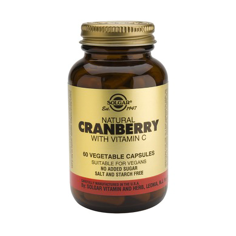 Cranberry Extract cu Vitamina C (60 capsule), Solgar Efarmacie.ro