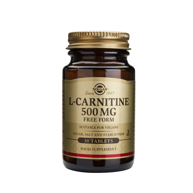 L-Carnitine 500mg tab (30 capsule), Solgar Efarmacie.ro