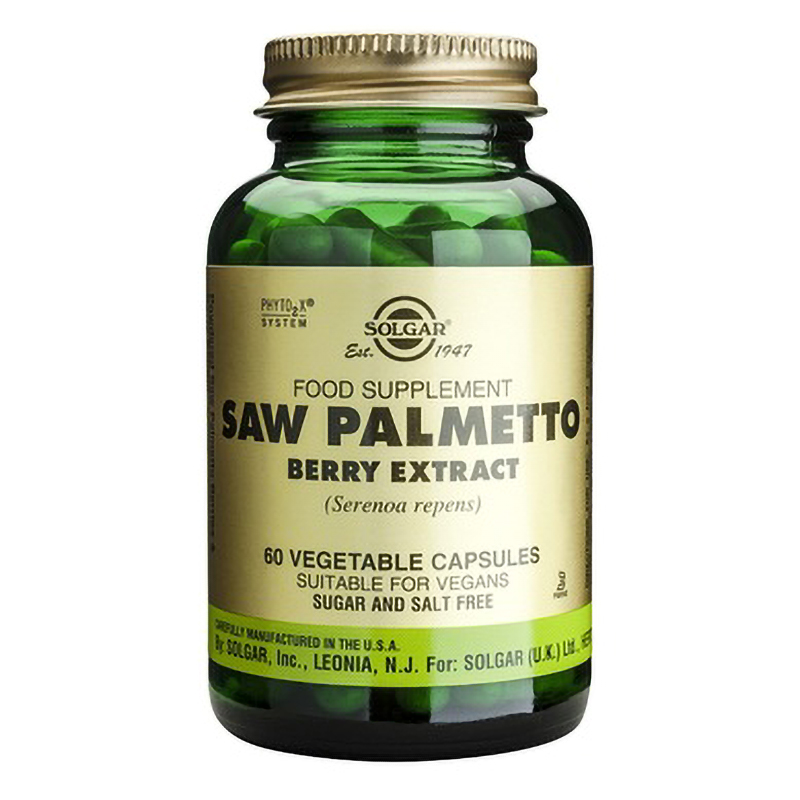 Saw Palmetto Berry Extract (60 capsule), Solgar Efarmacie.ro imagine noua