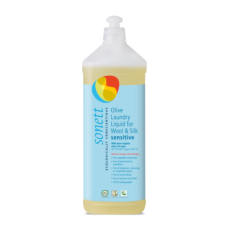 Detergent ecologic lichid pentru lana si matase neutru (1 litru), Sonett Efarmacie.ro