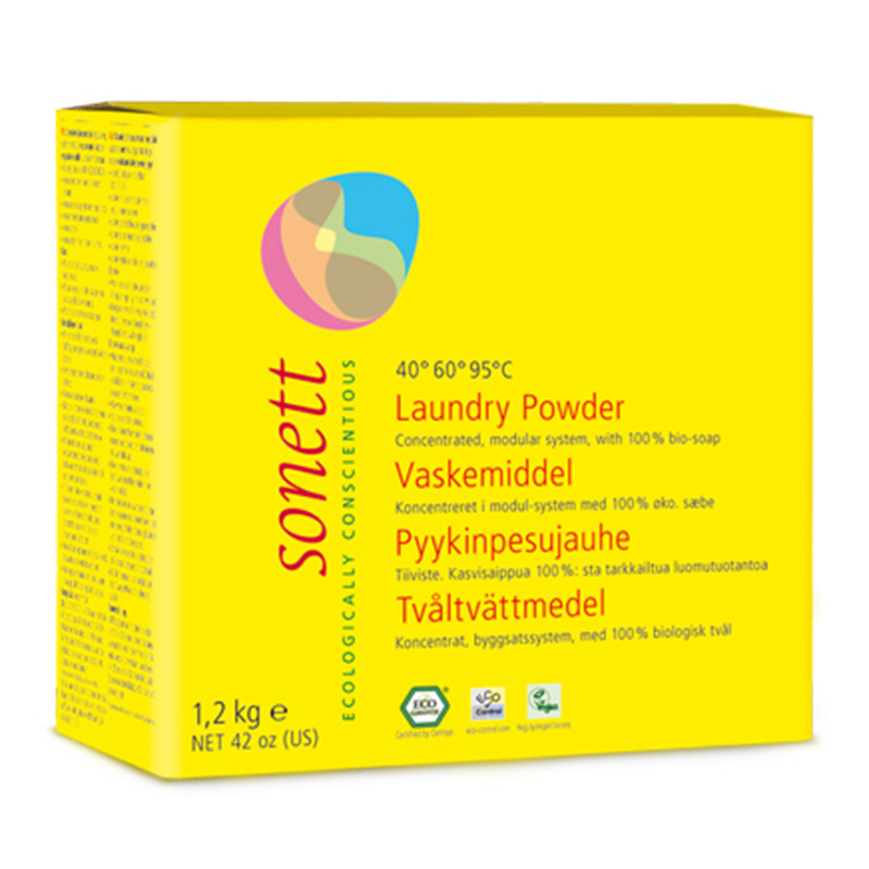 Detergent ecologic praf pentru rufe (1.2 kg), Sonett Efarmacie.ro