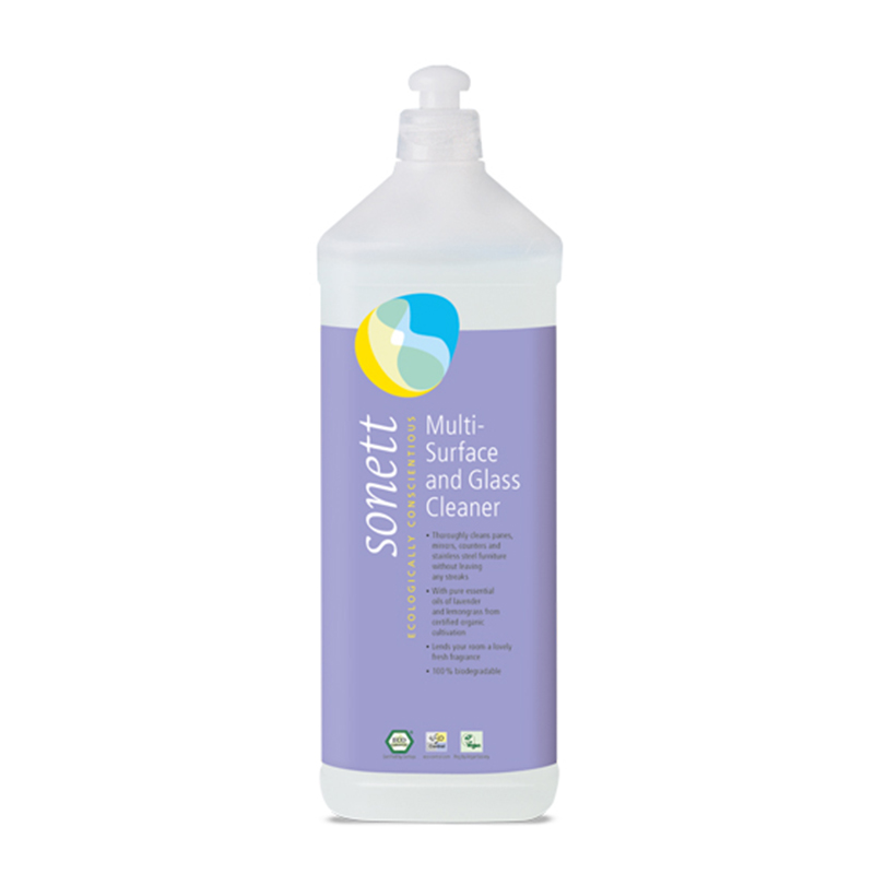 Detergent ecologic pentru sticla si alte suprafete (1 litru), Sonett Efarmacie.ro