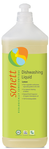 Detergent ecologic pentru spalat vase – lamaie (1 L)