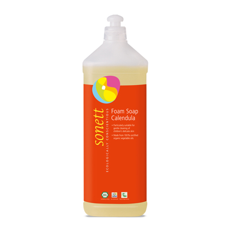 Sapun lichid ecologic spumant cu galbenele pentru copii (1 litru), Sonett Efarmacie.ro