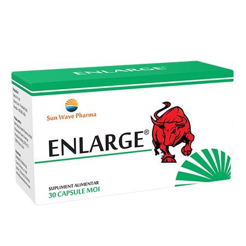 Enlarge (30 capsule), Sun Wave Pharma Efarmacie.ro imagine noua