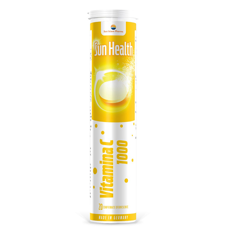 Sun Health Vitamina C (20 comprimate efervescente), Sun Wave Pharma