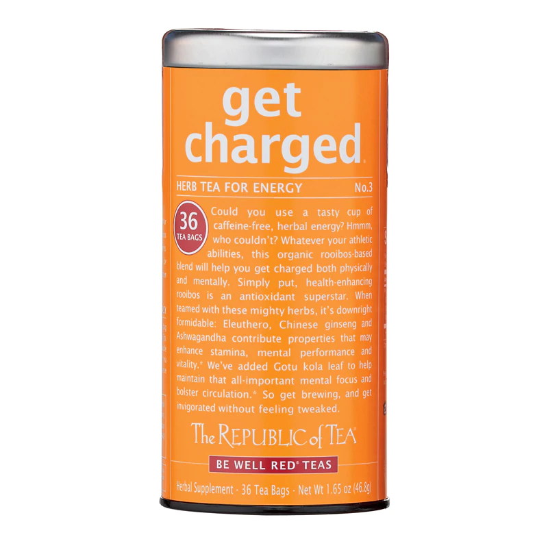 Get charged – Herb Tea for Energy (36 plicuri), The Republic of Tea Efarmacie.ro
