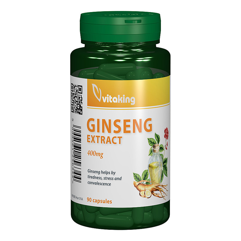 Extract Ginseng 400 mg (90 capsule), Vitaking Efarmacie.ro imagine 2022