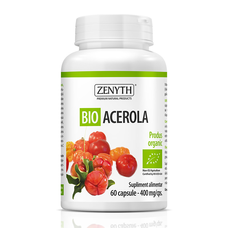 Bio Acerola 400 mg (60 capsule), Zenyth Pharmaceuticals Efarmacie.ro