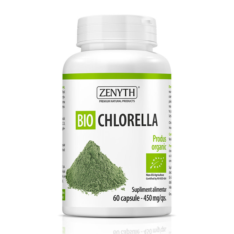 Bio Chlorella 450 mg (60 capsule), Zenyth Pharmaceuticals Efarmacie.ro