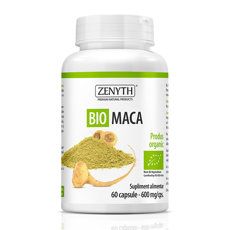 Bio Maca 600 mg (60 capsule), Zenyth Pharmaceuticals Efarmacie.ro