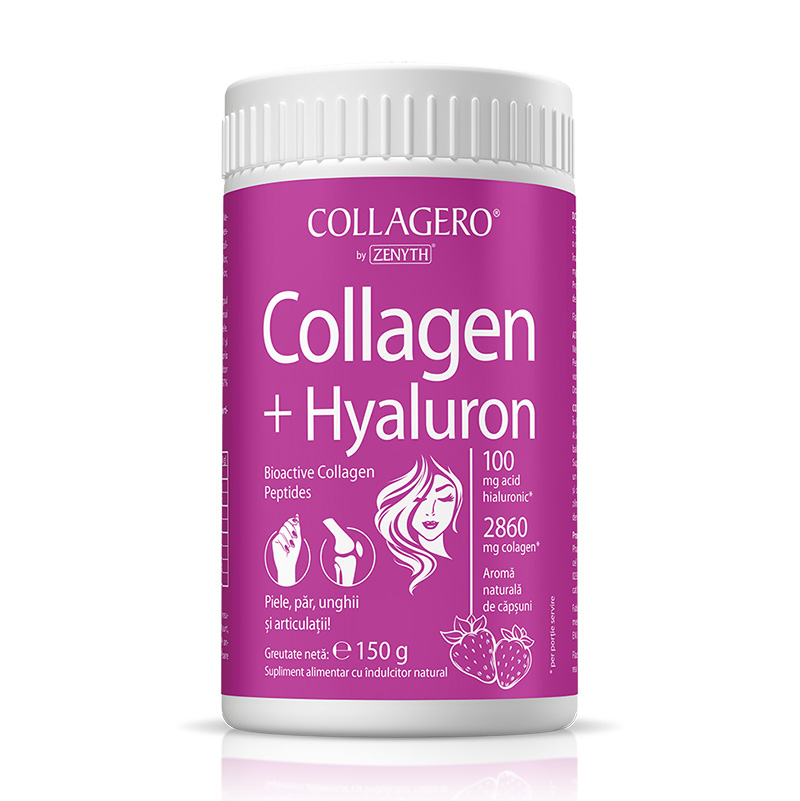Collagen si Hyaluron 150 grame, Zenyth Pharmaceuticals Efarmacie.ro