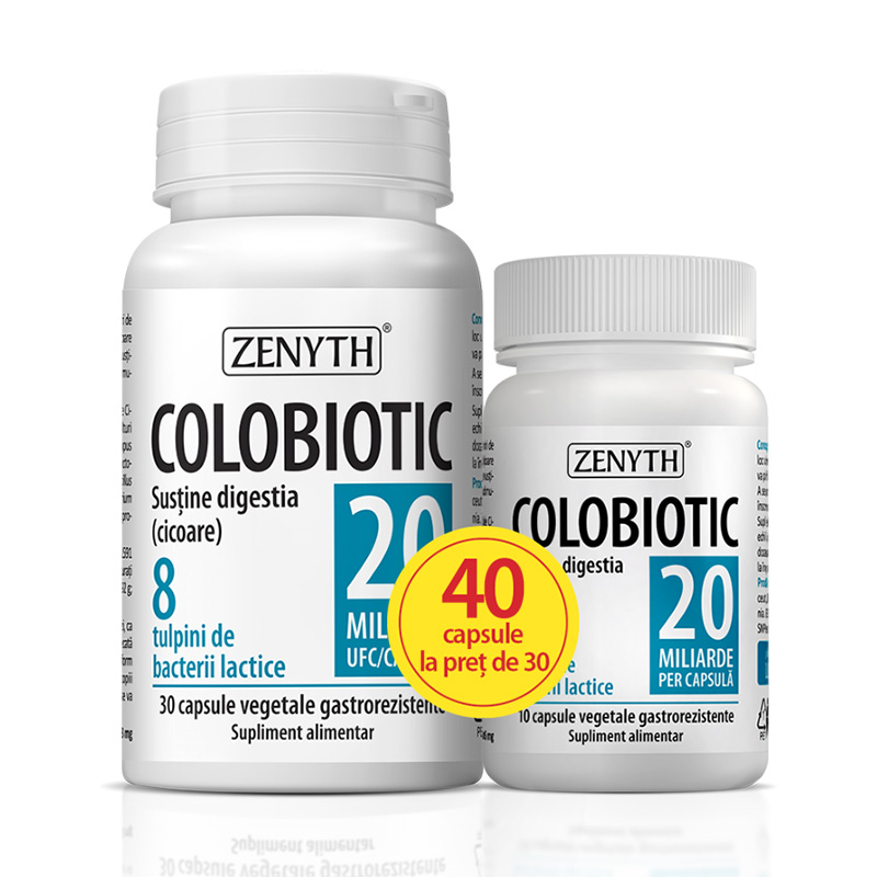 Colobiotic Pachete Promo (40 capsule), Zenyth Pharmaceuticals