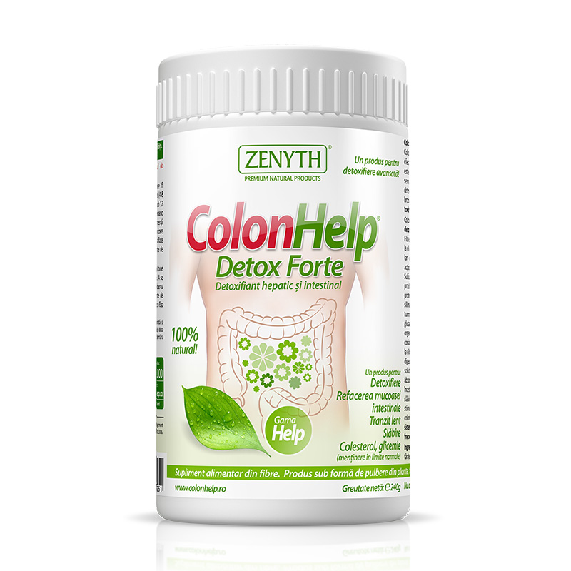 ColonHelp Detox Forte 240 grame, Zenyth Pharmaceuticals Efarmacie.ro