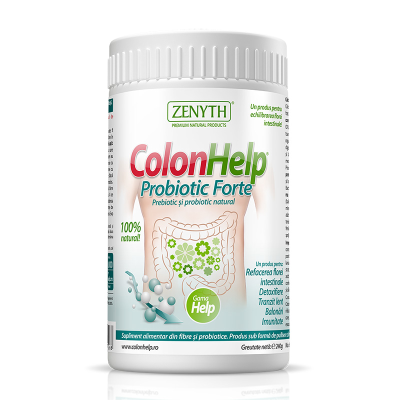 ColonHelp Probiotic Forte 240 grame, Zenyth Pharmaceuticals Efarmacie.ro
