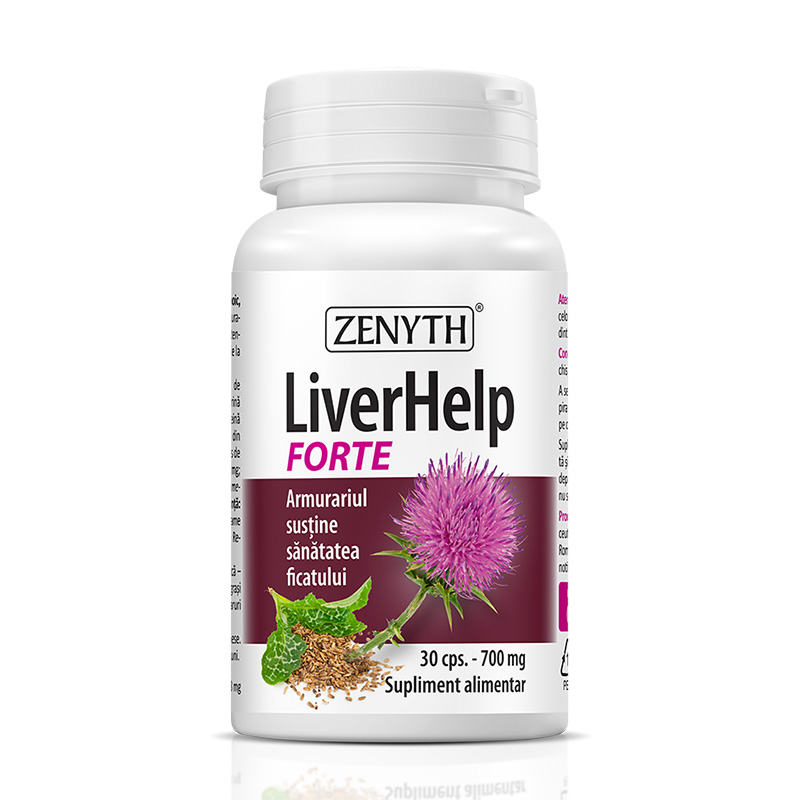 Liver Help Forte (30 capsule), Zenyth Pharmaceuticals Efarmacie.ro