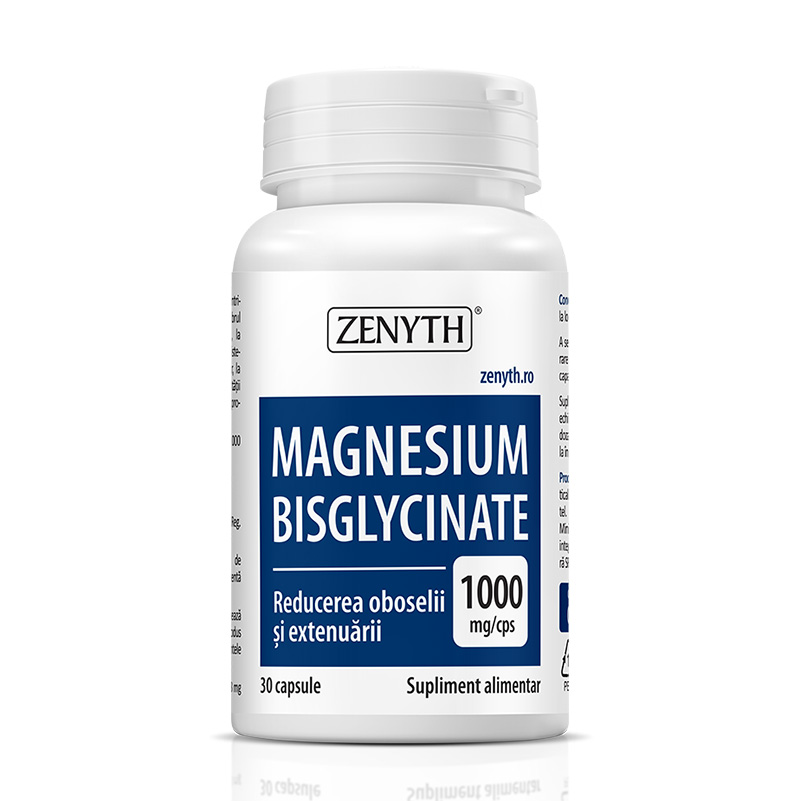 Magnesium Bisglycinate (30 capsule), Zenyth Pharmaceuticals Efarmacie.ro
