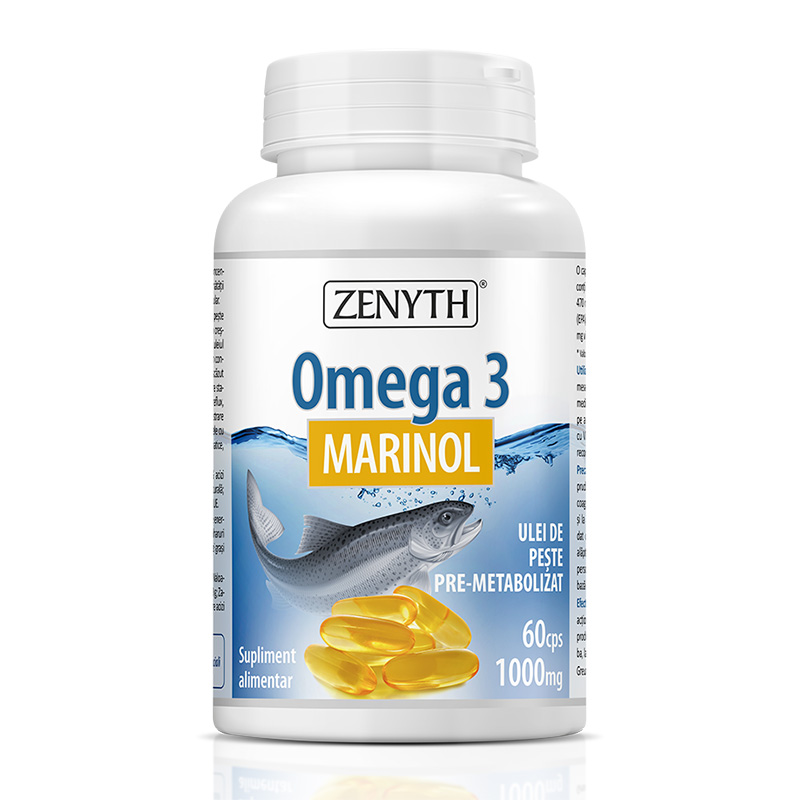 Omega 3 Marinol 1000 mg (60 capsule), Zenyth Pharmaceuticals Efarmacie.ro imagine 2022