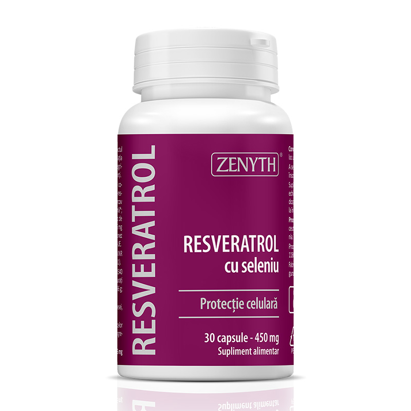 Resveratrol cu Seleniu (30 capsule), Zenyth Pharmaceuticals