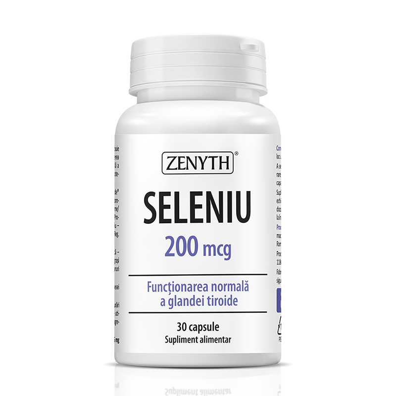 Seleniu 200 mcg (30 capsule), Zenyth Pharmaceuticals Efarmacie.ro