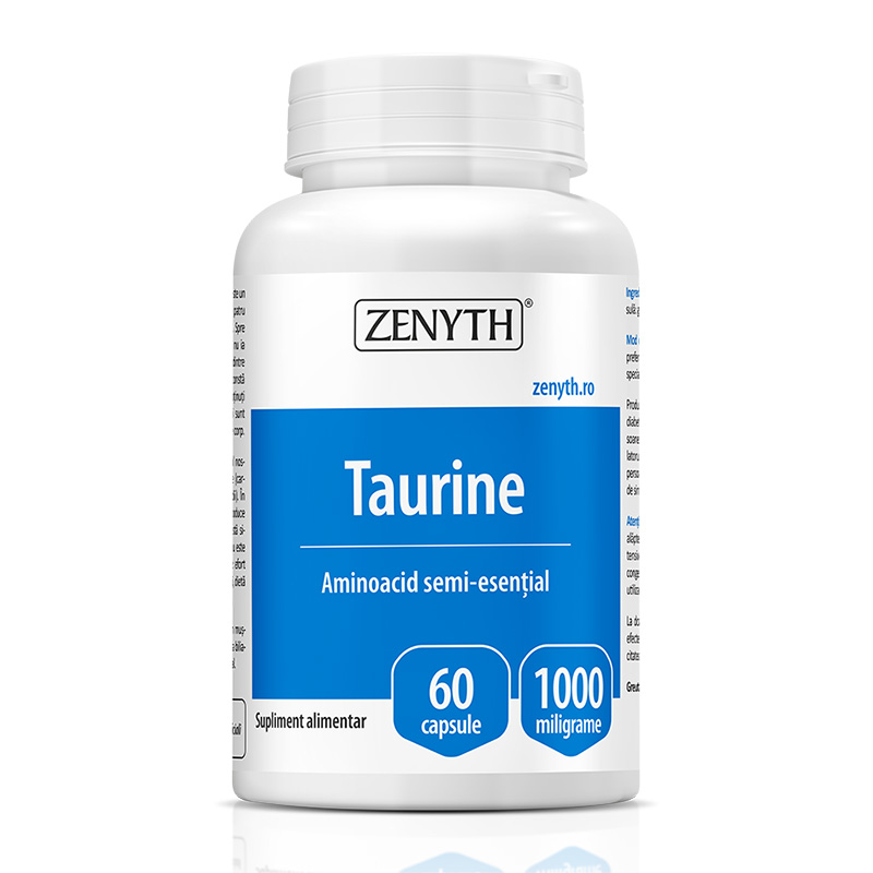 Taurine 1000 mg (60 capsule), Zenyth Pharmaceuticals